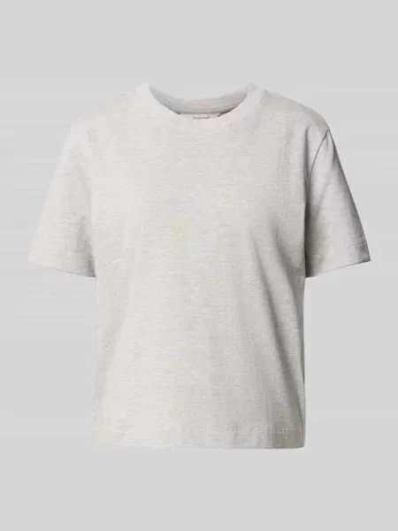 Pudełkowy krój t-shirt z mieszanka bawełny i model ESSENTIAL' Selected Femme