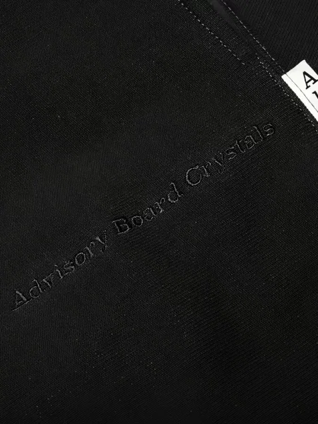 Pantaloni scurți Advisory Board Crystals cu broderie negru