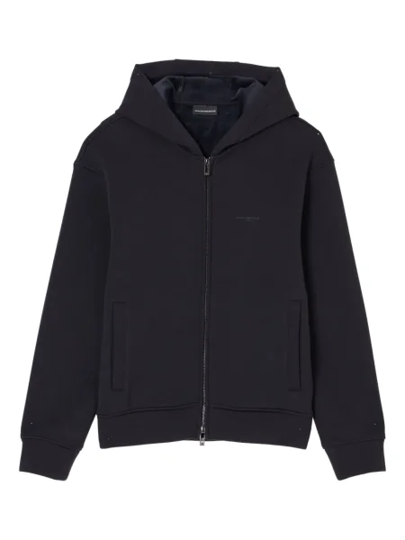 Hanorac cu glugă Emporio Armani negru