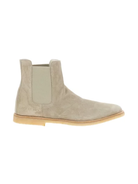 Sztyblety Common Projects skórzane szare