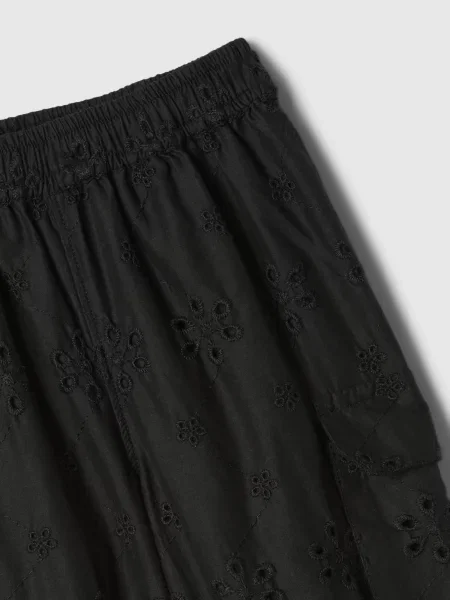 Pantaloni copii Gap negru