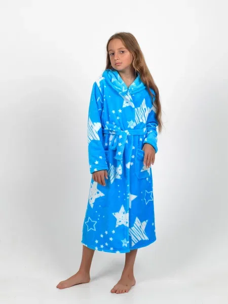 Дитячий Халат N.EL бірюзовий