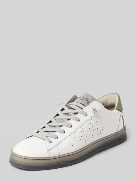 Sneakersy sznurowane P448 białe