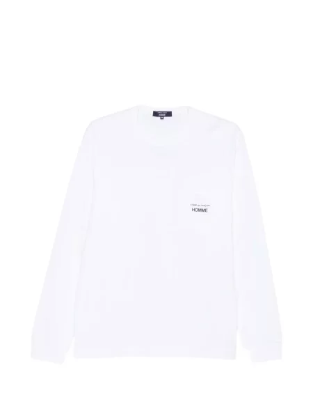 Tricou Comme Des Garcons Homme Plus cu imagine alb