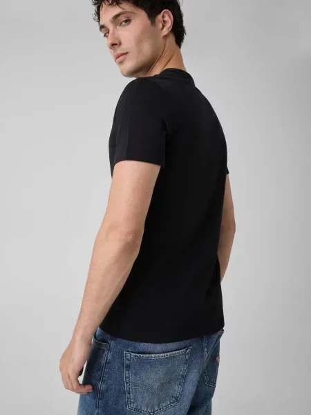 GUESS Tricou | Extra slim fit negru