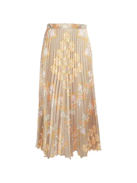 Fustă midi Sandro cu model floral cu imagine
