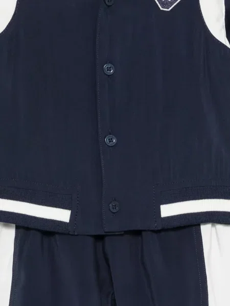 Szorty dziecięce Emporio Armani niebieskie