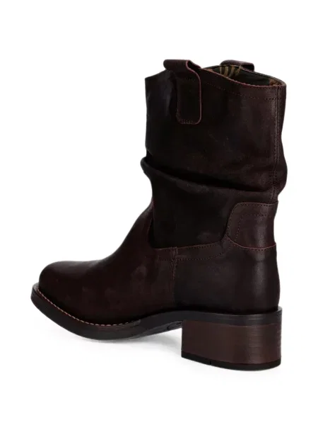 Botine Fly London din piele maro