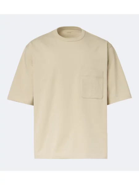 Tricou Lemaire din jerseu bej