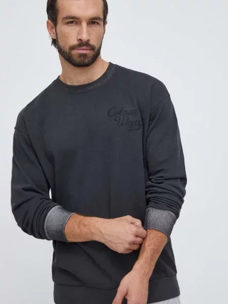 Суитчър Colourwear с апликация сиво