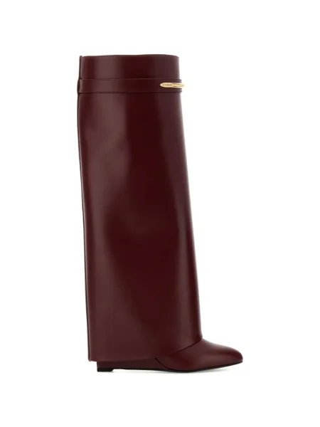 Botine Givenchy din piele roșu