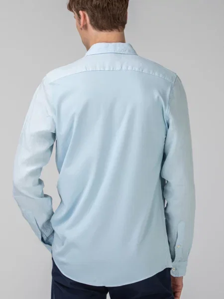 Рубашка Lacoste голубая