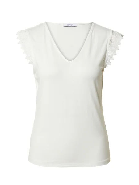 ABOUT YOU Tricou Caitlin' alb