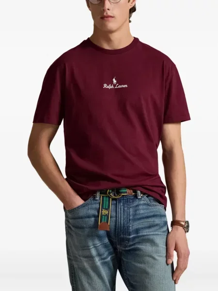 Μικρός κασκέτο Polo Ralph Lauren με χαμηλή μέση υφαίνω διαγωνίως πράσινο
