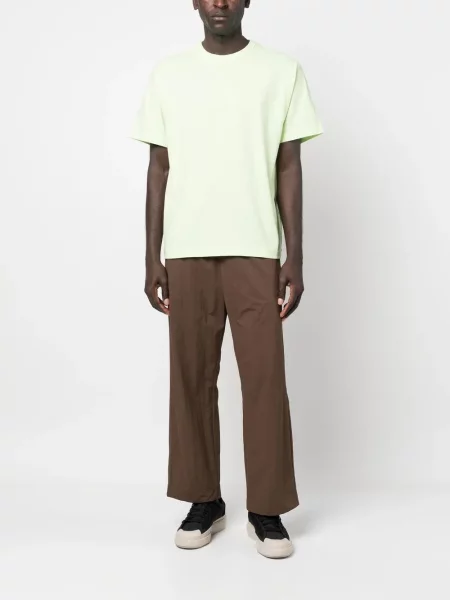 Siuvinėtas marškinėliai Stone Island žalia