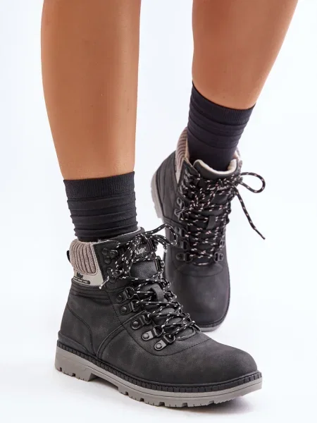 Полуотворени обувки Lee Cooper черно