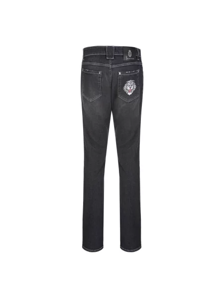 Jeansy straight leg Billionaire szare