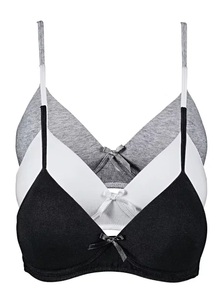 Bonprix Sutien gri amestecat / negru amestecat alb