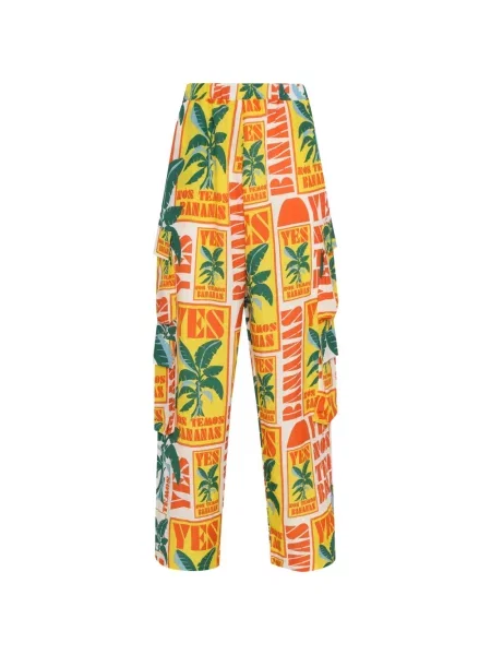 Pantaloni Amir Slama galben