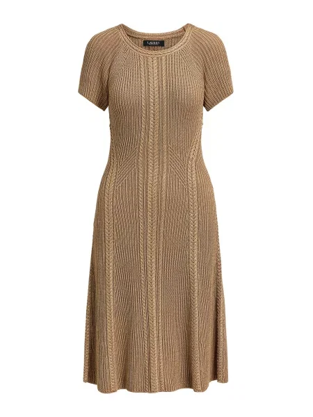 Lauren Ralph Lauren Rochie tricotat auriu
