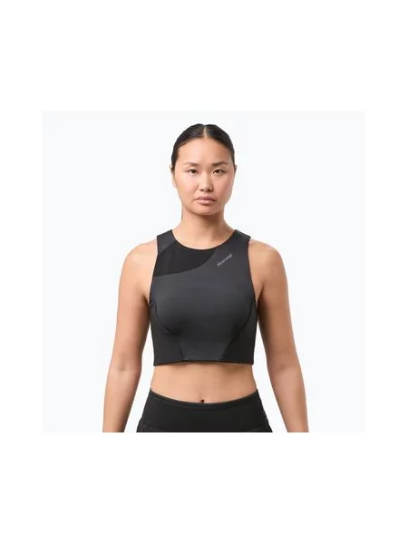 Бігова майка NNormal Trail Cropped Top чорна