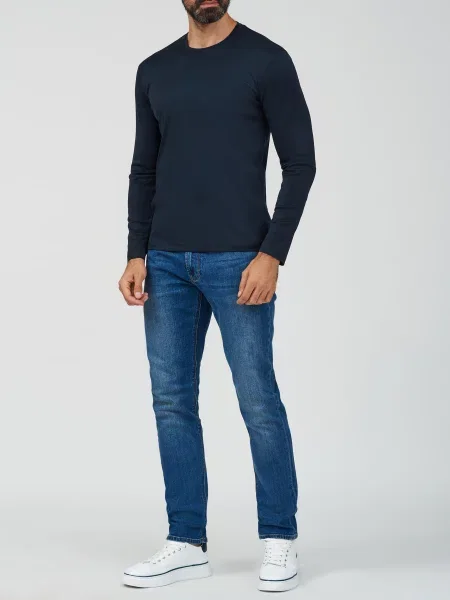 Лонгслив Stefan Brandt синий