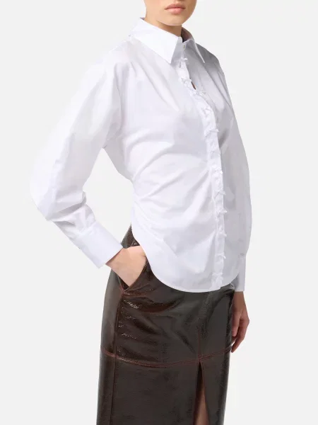 Сорочка Elisabetta Franchi біла
