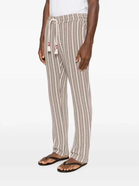 Pantaloni Mc2 Saint Barth cu dungi cu cordon