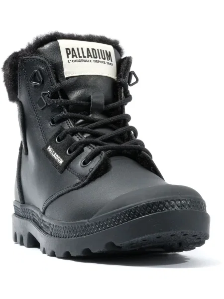 Členkové čižmy Palladium čierna