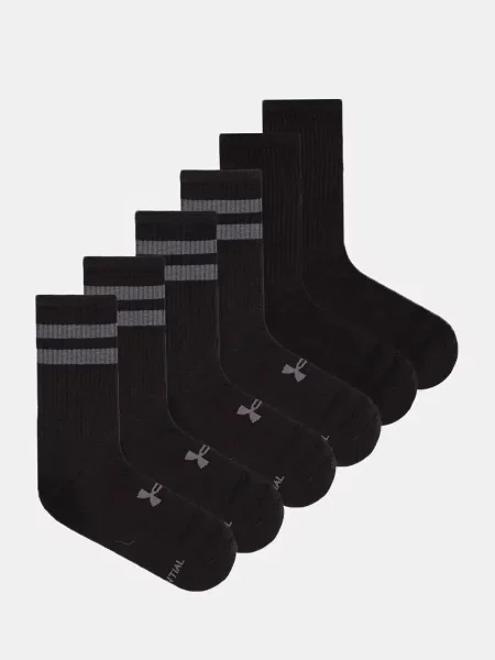 Чорапи Under Armour 6 броя черно