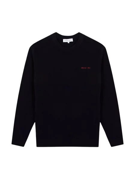 Sweter Maison Labiche wełniany niebieski