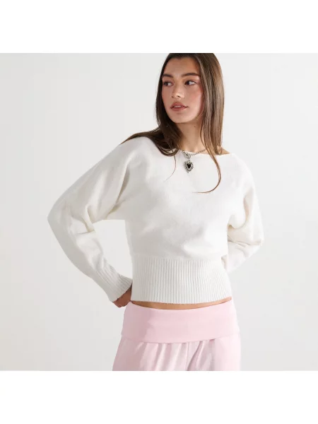 Свитер Cropp белый