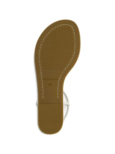 Sandale Bernardo din piele alb