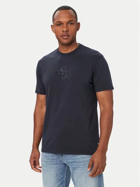 Guess T-shirt Tamnoplava Regular Fit