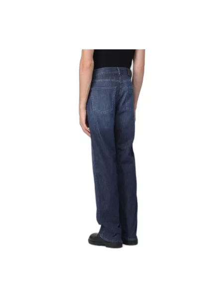 Jeansy Emporio Armani ze stretchu niebieskie