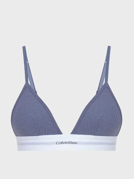 Без підкладки бюстгальтер Calvin Klein синій