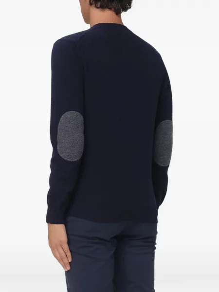 Haftowany sweter Brooksfield niebieski