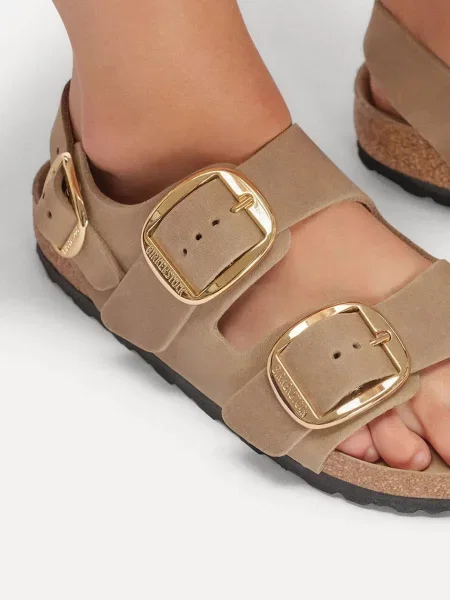 Шкіряні сандалі Birkenstock Milano Big Buckle