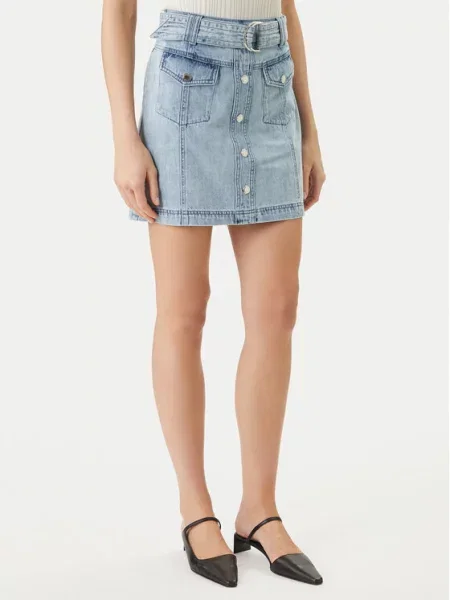 Morgan Джинсова спідниця блакитний