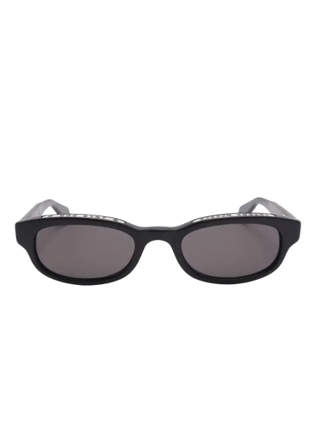 Ochelari de soare Chrome Hearts cu motiv cu inimi negru