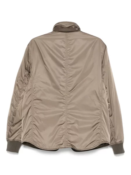 Geacă Tom Ford din satin verde