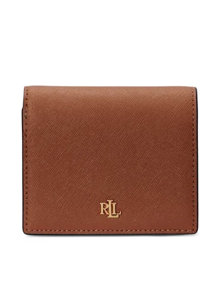 Lauren Ralph Lauren peňaženka dámska kožená hnedá