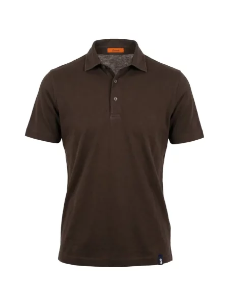Tricou polo Drumohr maro