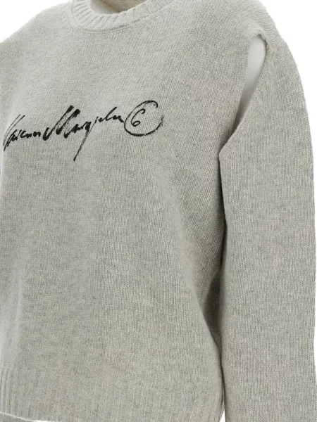 Pulover Mm6 Maison Margiela cu imagine gri