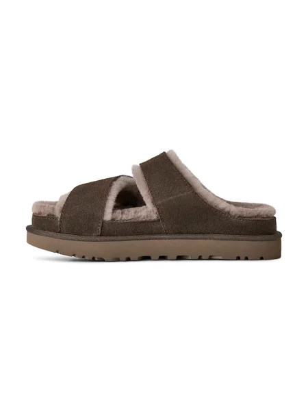 Замшевые шлепанцы Ugg с ремешками