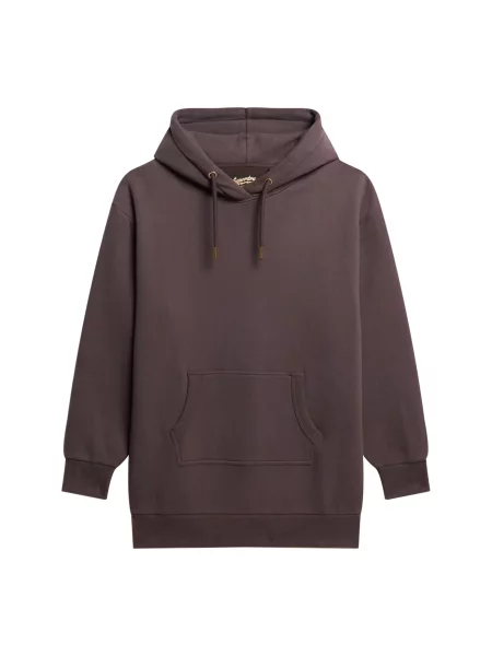 Superdry & Co Šaty hnědá čedičová šedá