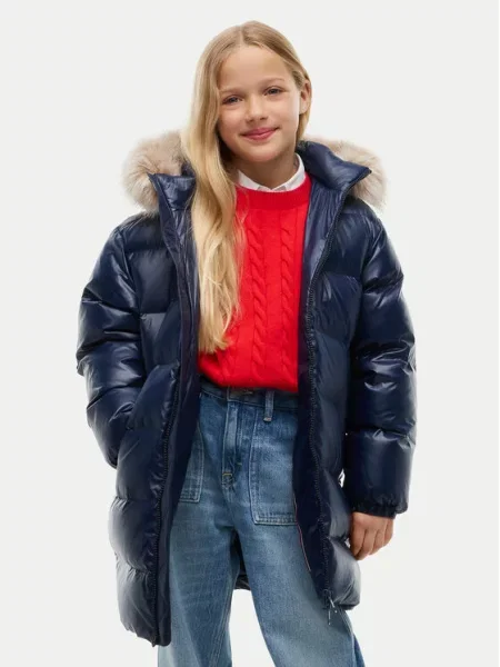 Tommy Hilfiger Kurtka puchowa granatowy