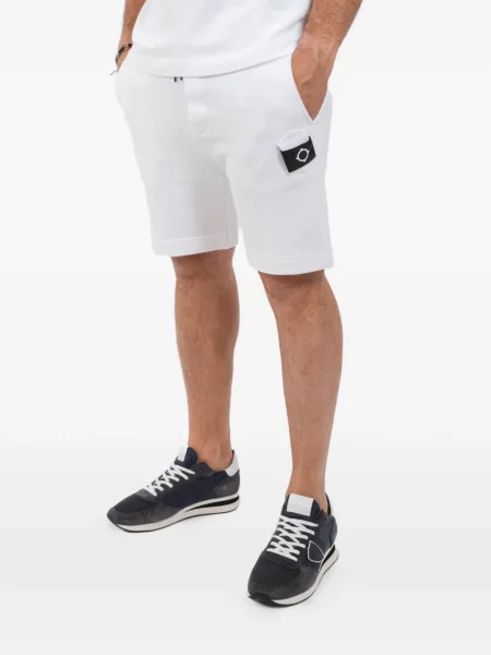 Pantaloni scurți Ma.strum alb