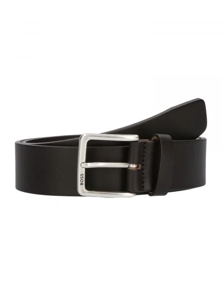 BOSS BLACK De piele Ronnie negru