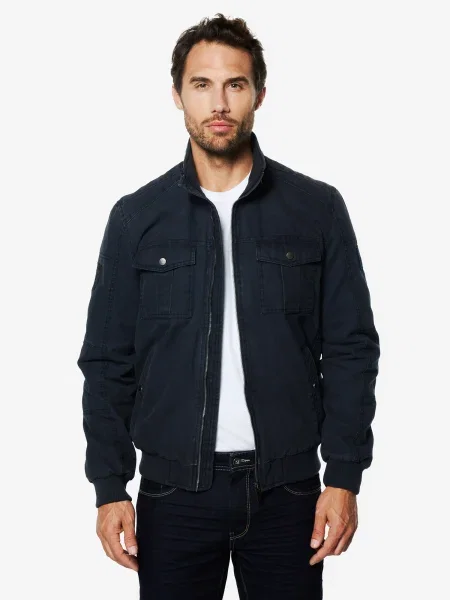 KOROSHI Geacă de primăvară-toamnă bleumarin